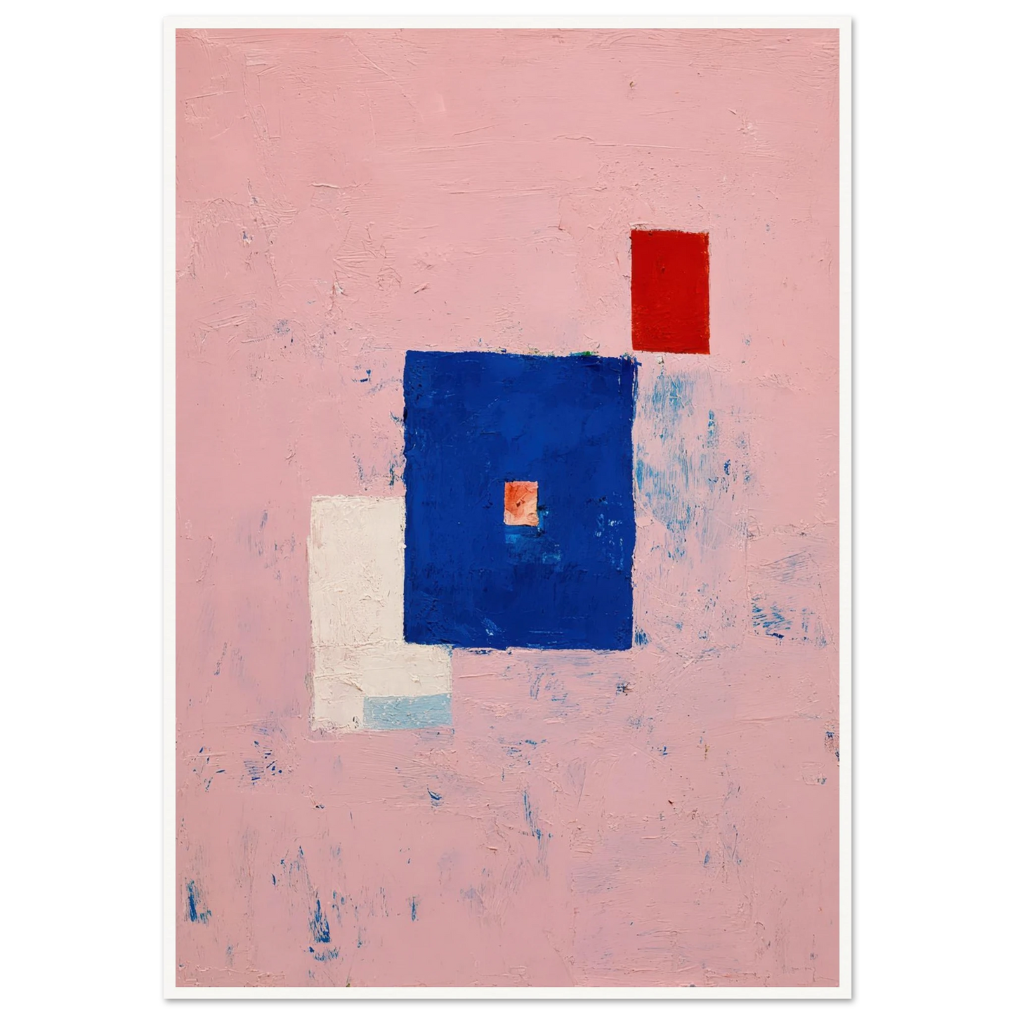 Presence in Saffron - Framed Poster - 30x40 cm / 12x16″ - Black frame