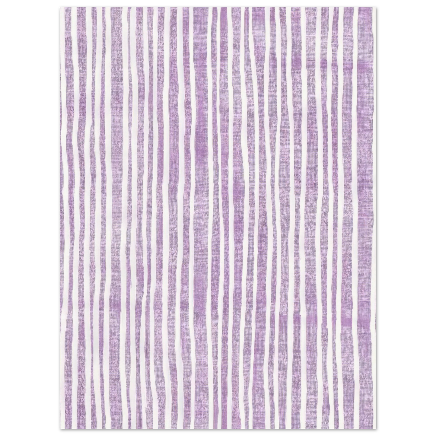 Purple Stripes - Framed Poster - 30x40 cm / 12x16″ - Black frame