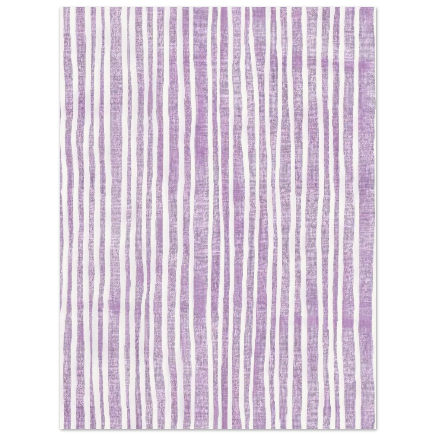 Purple Stripes - Framed Poster - 30x40 cm / 12x16″ - Black frame