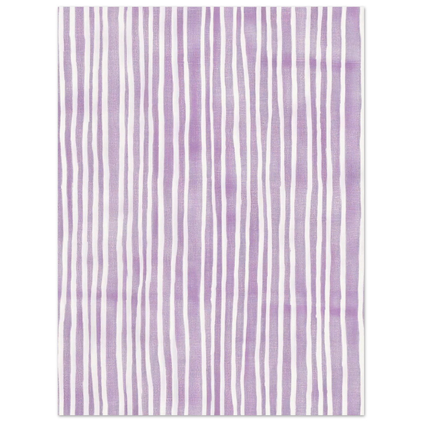 Purple Stripes - Framed Poster - 30x40 cm / 12x16″ - Black frame
