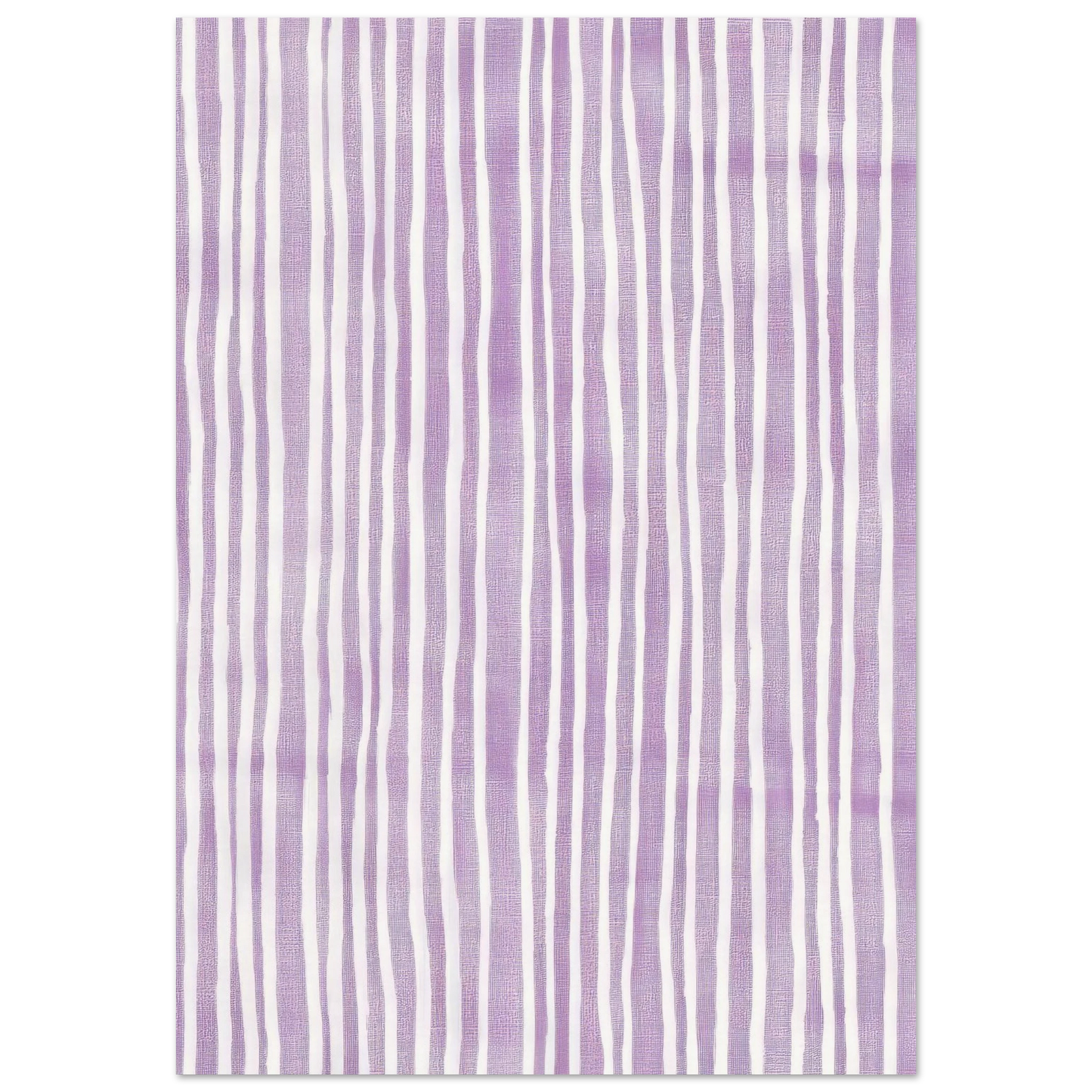 Purple Stripes - Framed Poster - 30x40 cm / 12x16″ - Black frame