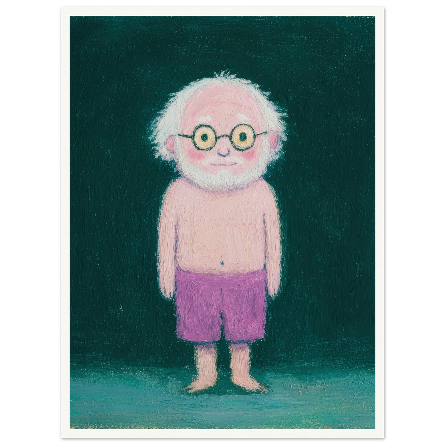 Quiet Observer - Framed Poster - 30x40 cm / 12x16″ - Black frame