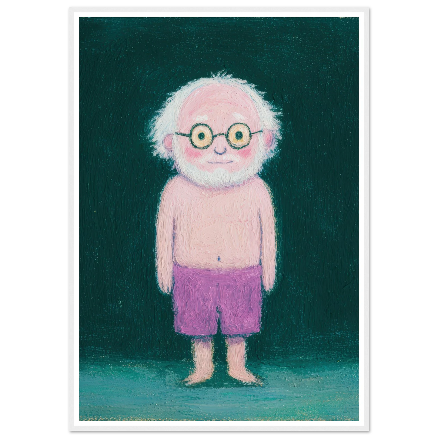 Quiet Observer - Framed Poster - 30x40 cm / 12x16″ - Black frame