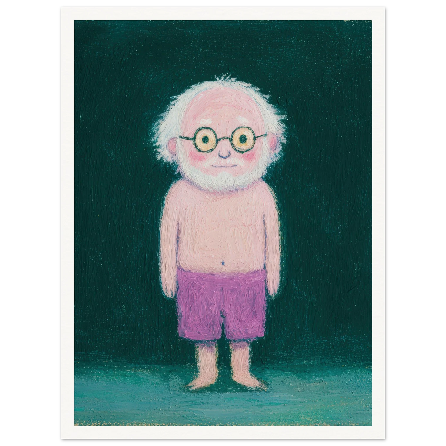 Quiet Observer - Framed Poster - 30x40 cm / 12x16″ - Black frame