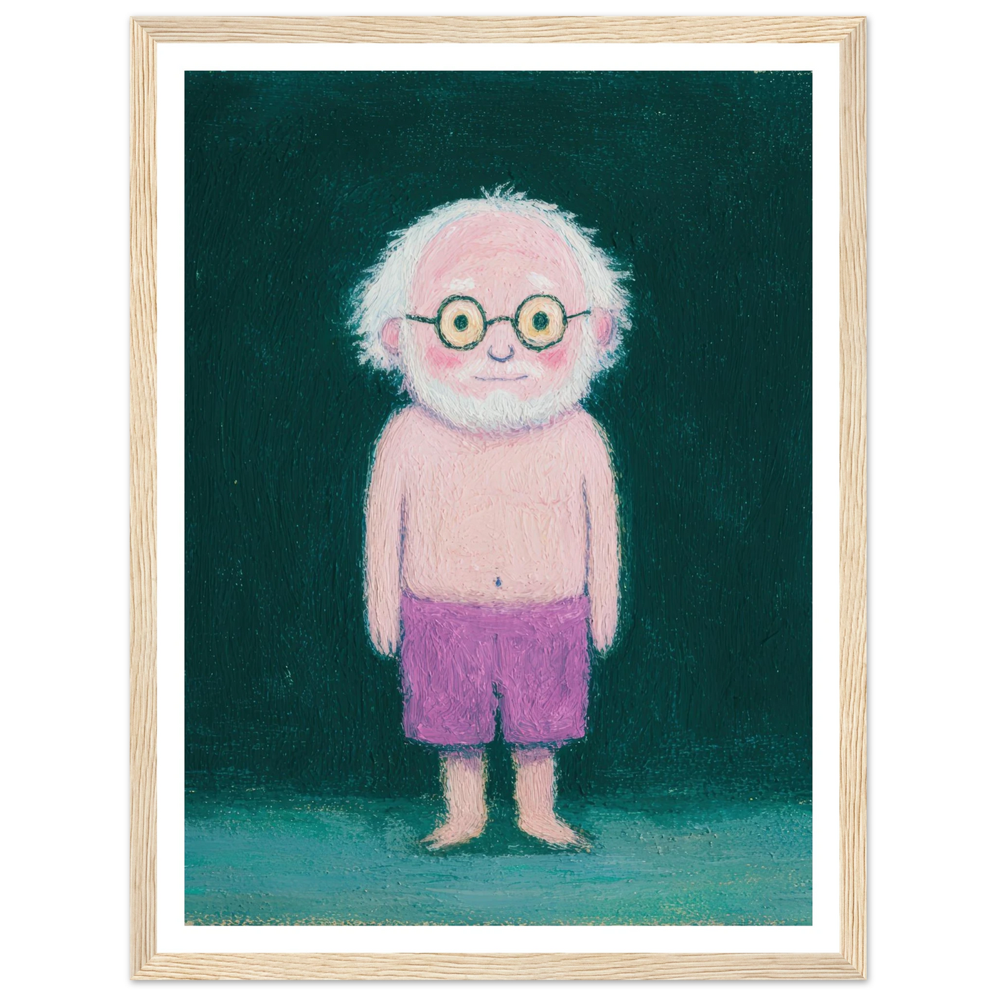 Quiet Observer - Framed Poster - 30x40 cm / 12x16″ - Black frame