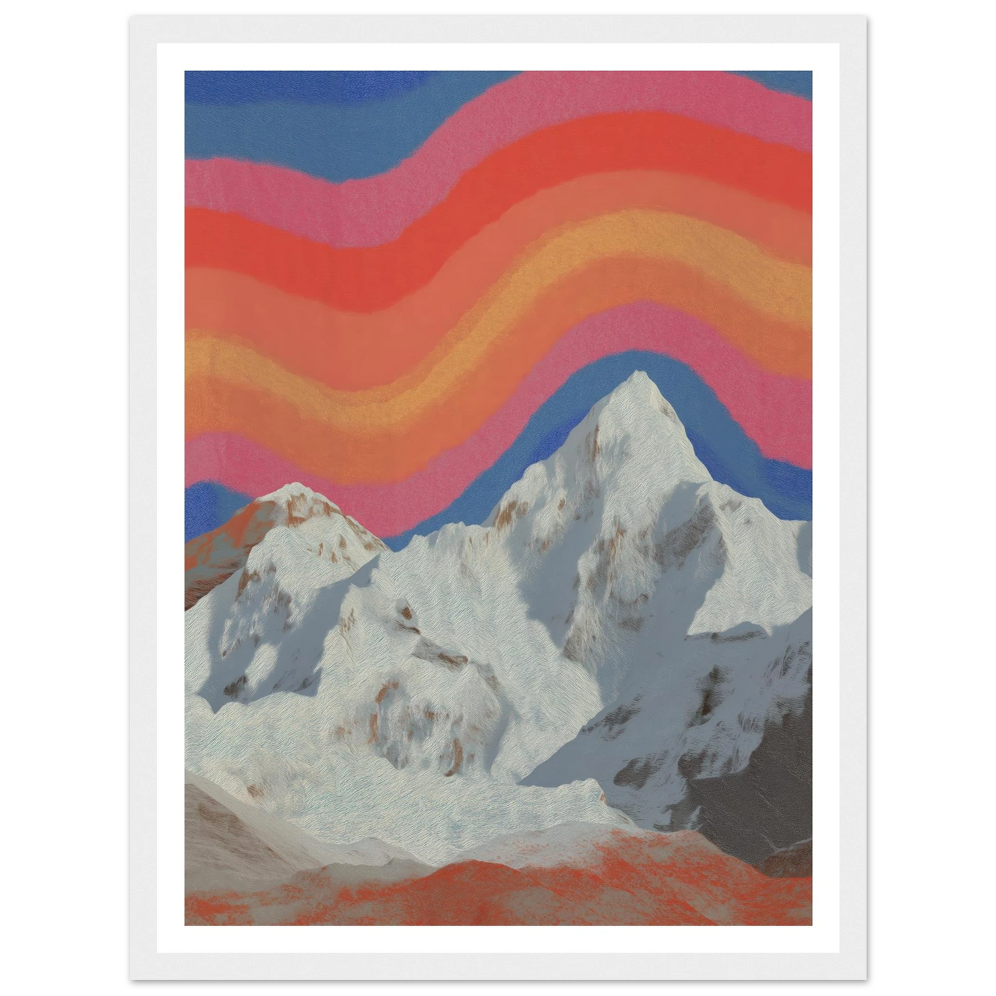 Rainbow Signal - Framed Poster - 30x40 cm / 12x16″ - Black frame