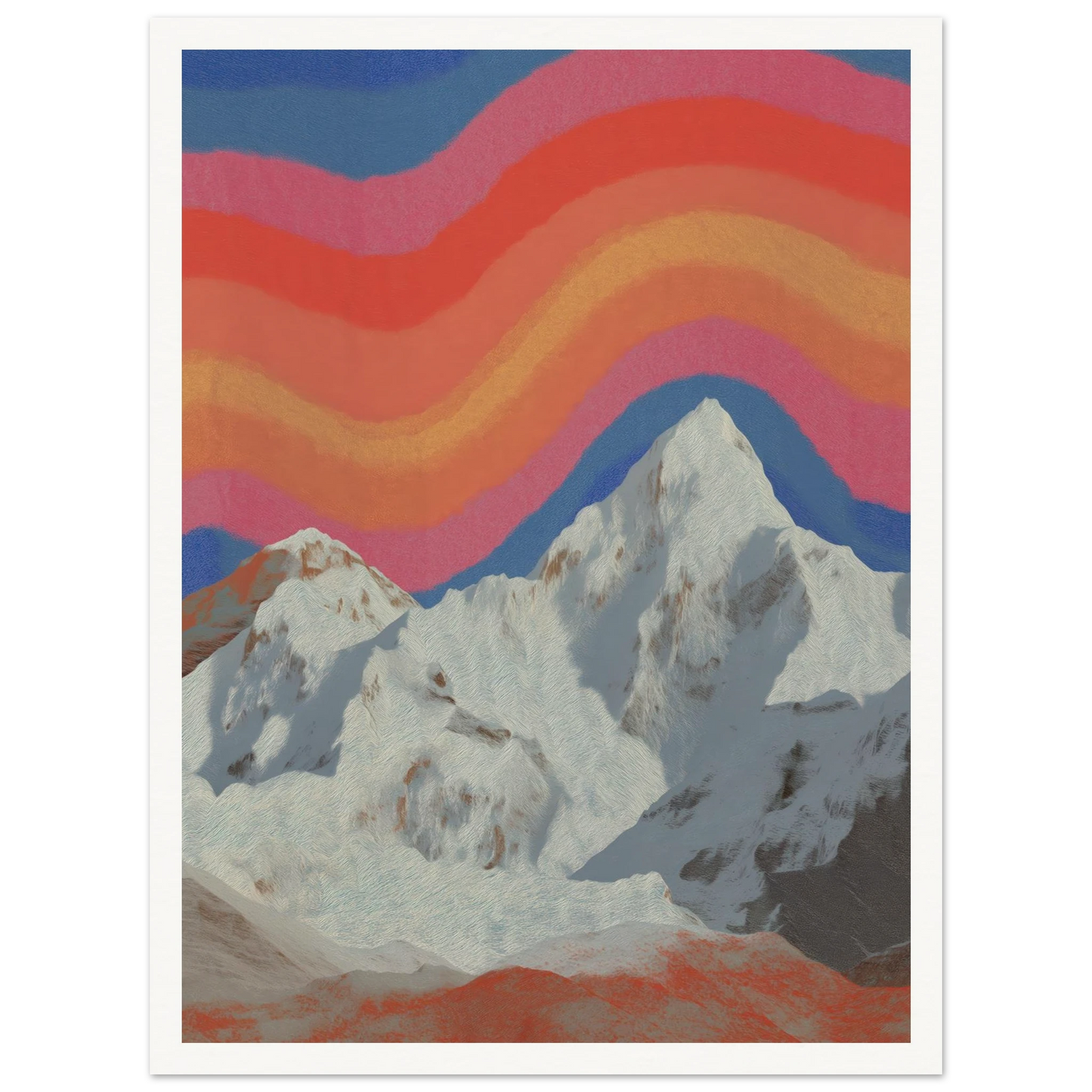 Rainbow Signal - Framed Poster - 30x40 cm / 12x16″ - Black frame