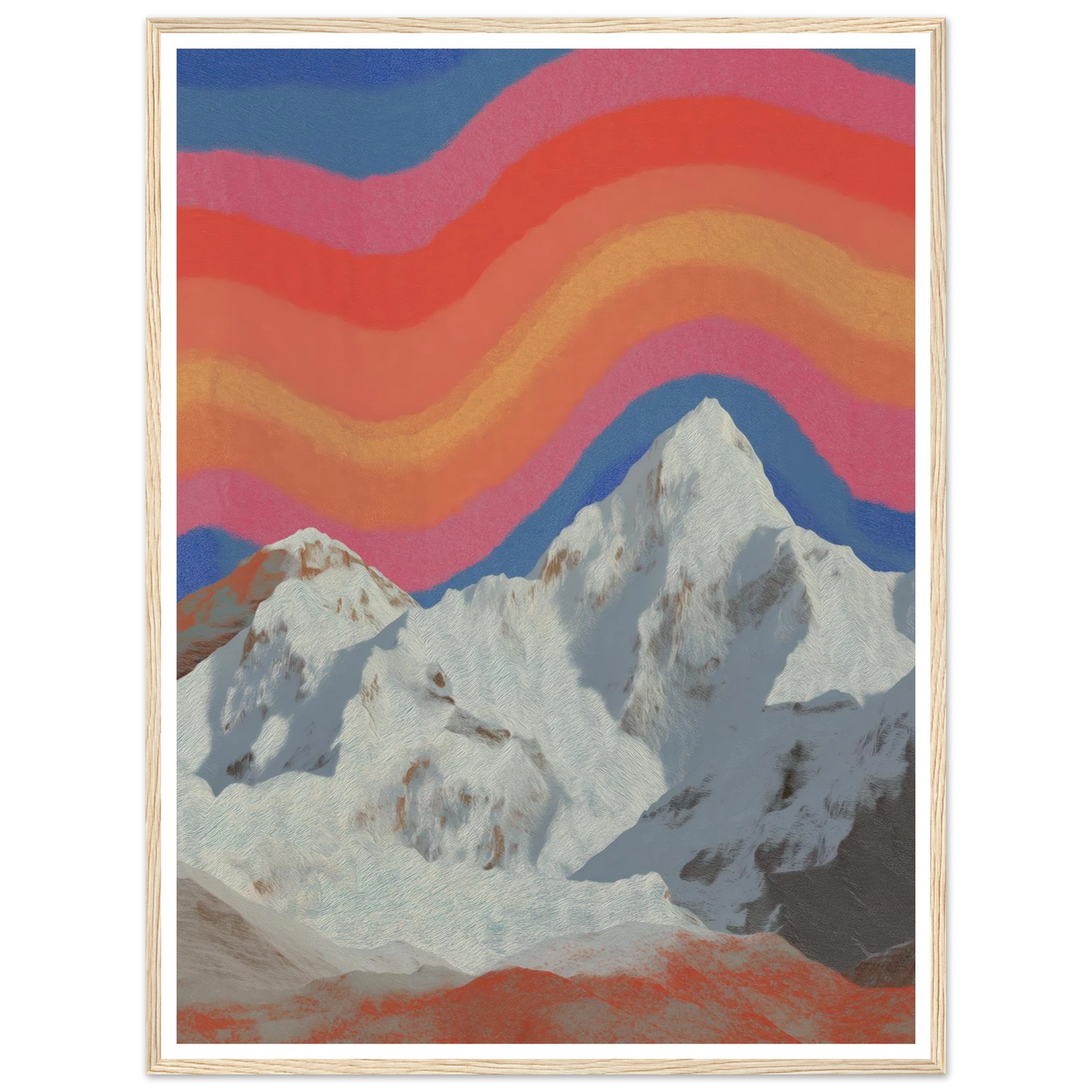 Rainbow Signal - Framed Poster - 30x40 cm / 12x16″ - Black frame