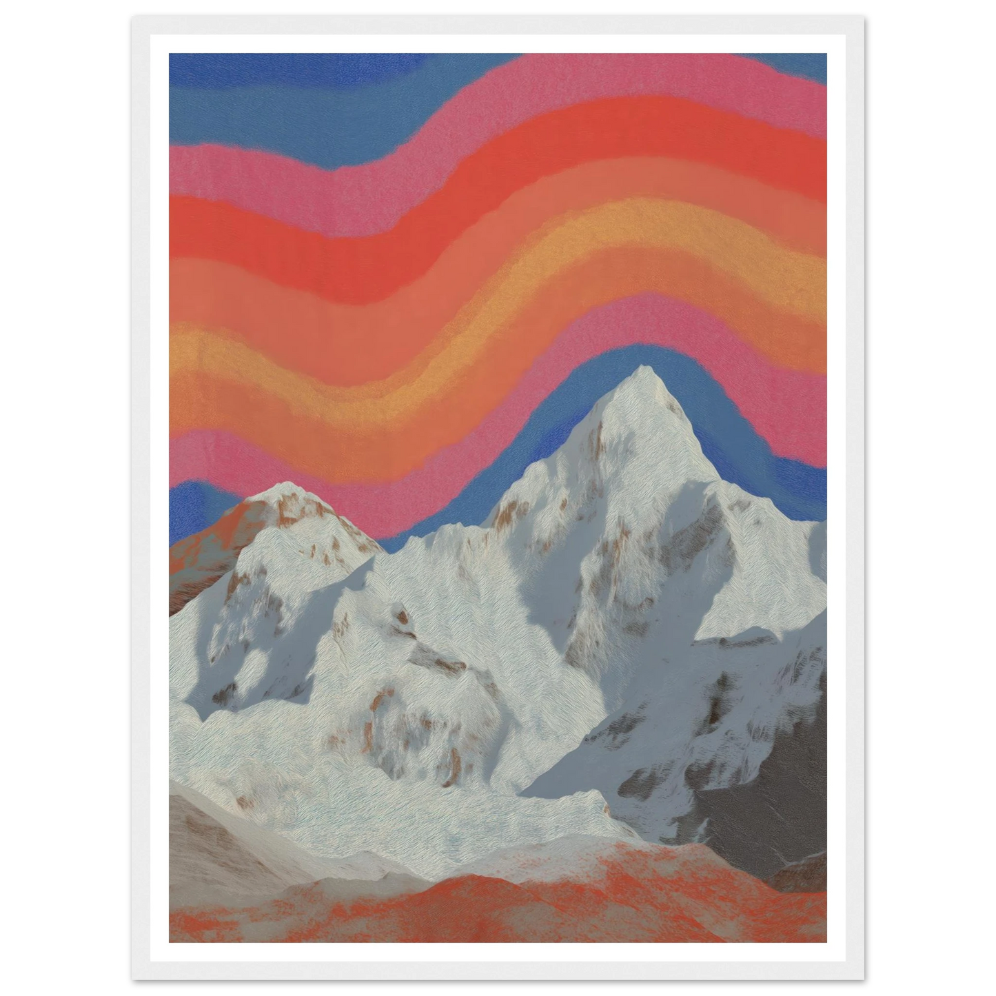 Rainbow Signal - Framed Poster - 30x40 cm / 12x16″ - Black frame