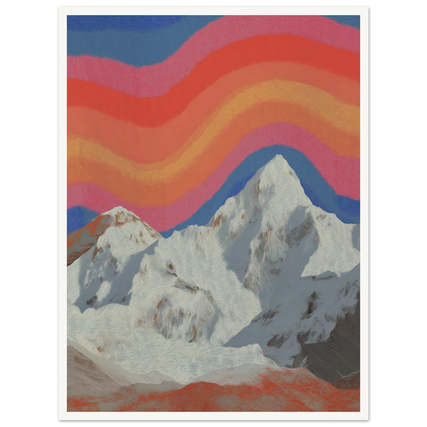 Rainbow Signal - Framed Poster - 30x40 cm / 12x16″ - Black frame