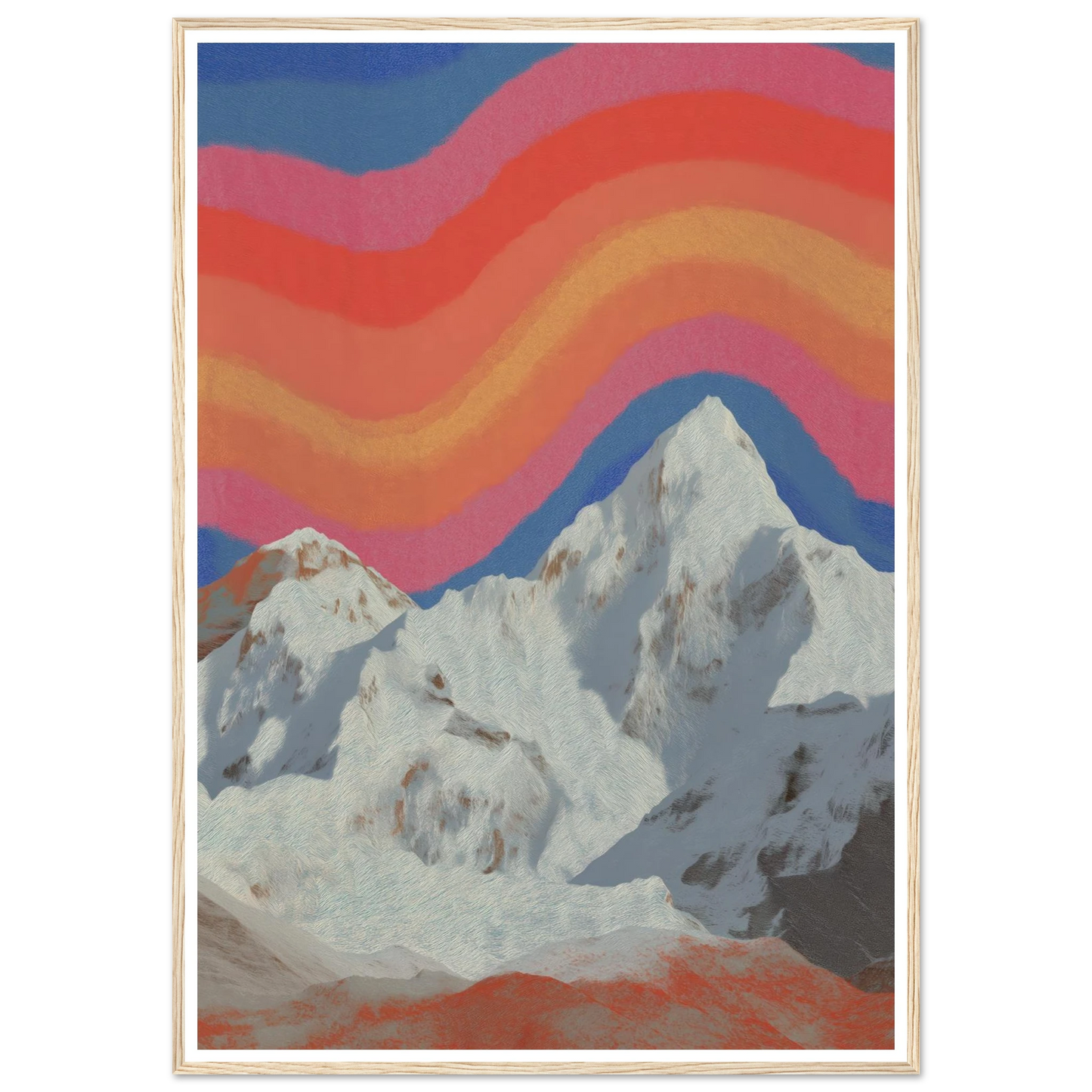 Rainbow Signal - Framed Poster - 30x40 cm / 12x16″ - Black frame