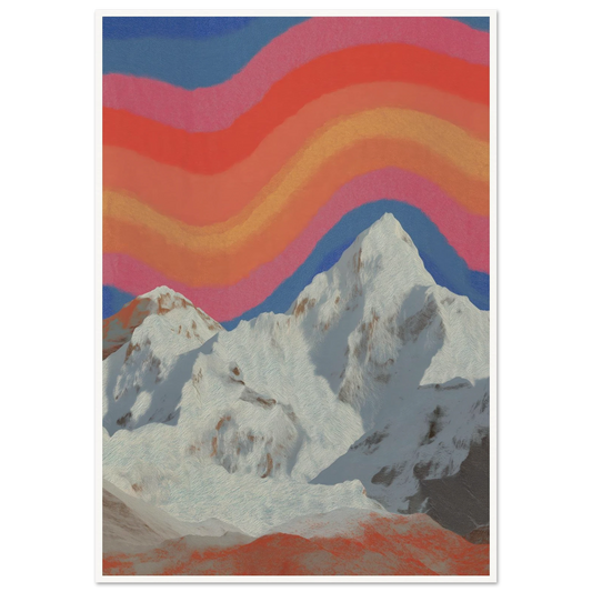 Rainbow Signal - Framed Poster - 30x40 cm / 12x16″ - Black frame