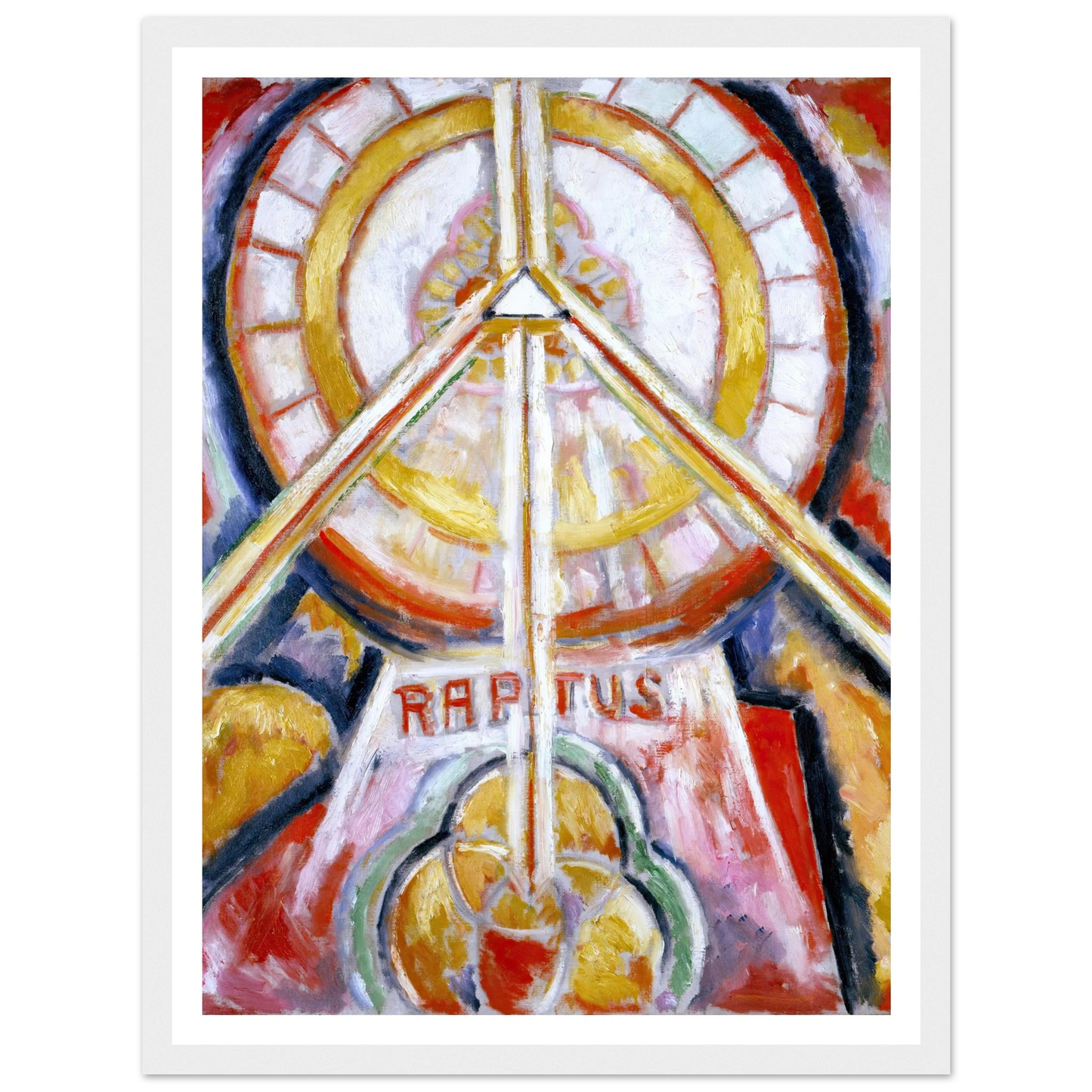Raptus (circa 1913) Art Print | Marsden Hartley - Framed Poster - 30x40 cm / 12x16″ - Black frame