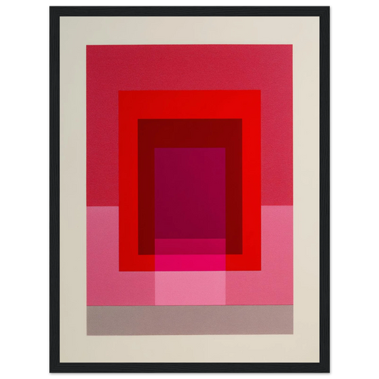 Red and Pink - Framed Poster - 30x40 cm / 12x16″ - Black frame