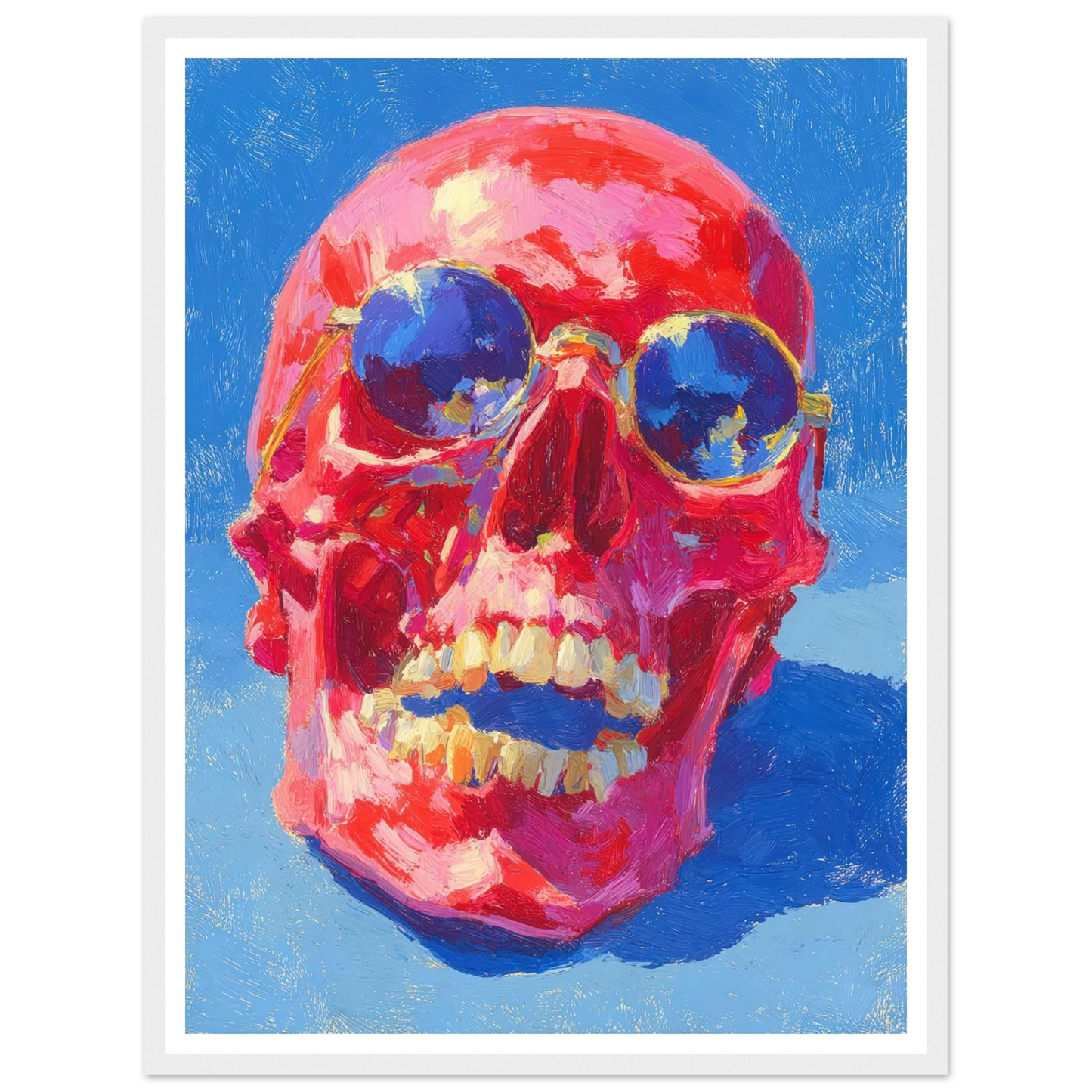 Red Skull - Framed Poster - 30x40 cm / 12x16″ - Black frame