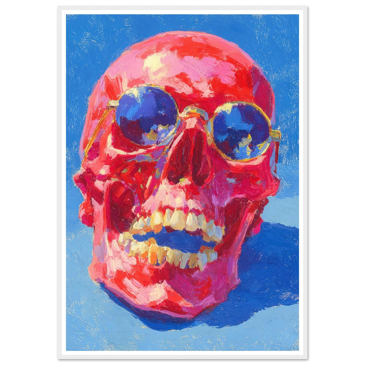 Red Skull - Framed Poster - 30x40 cm / 12x16″ - Black frame
