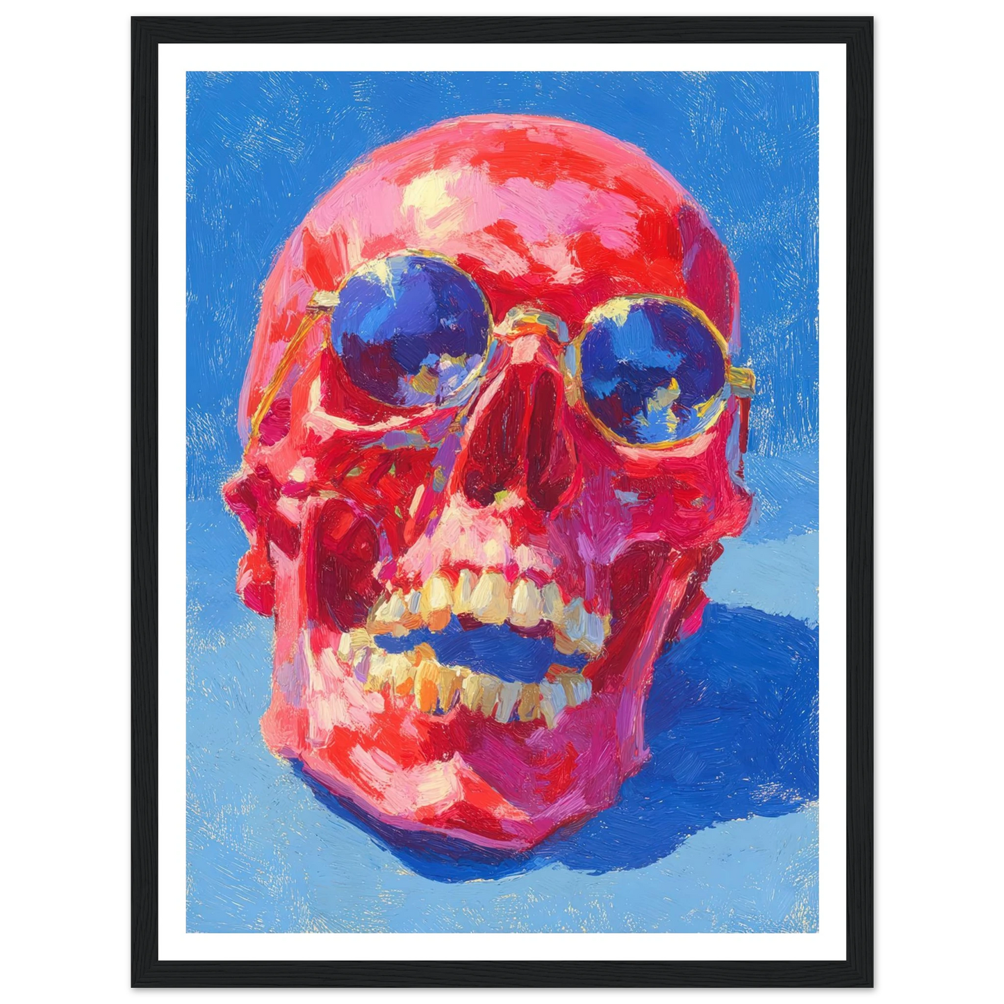 Red Skull - Framed Poster - 30x40 cm / 12x16″ - Black frame