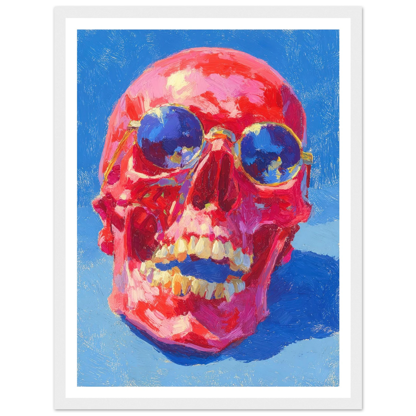 Red Skull - Framed Poster - 30x40 cm / 12x16″ - Black frame