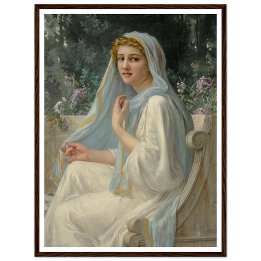Reflections Art Print | Guillaume Seignac - Framed Poster - 30x40 cm / 12x16″ - Black frame