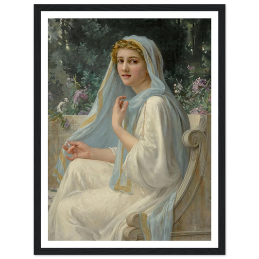 Reflections Art Print | Guillaume Seignac - Framed Poster - 30x40 cm / 12x16″ - Black frame