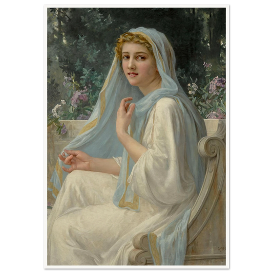 Reflections Art Print | Guillaume Seignac - Framed Poster - 30x40 cm / 12x16″ - Black frame