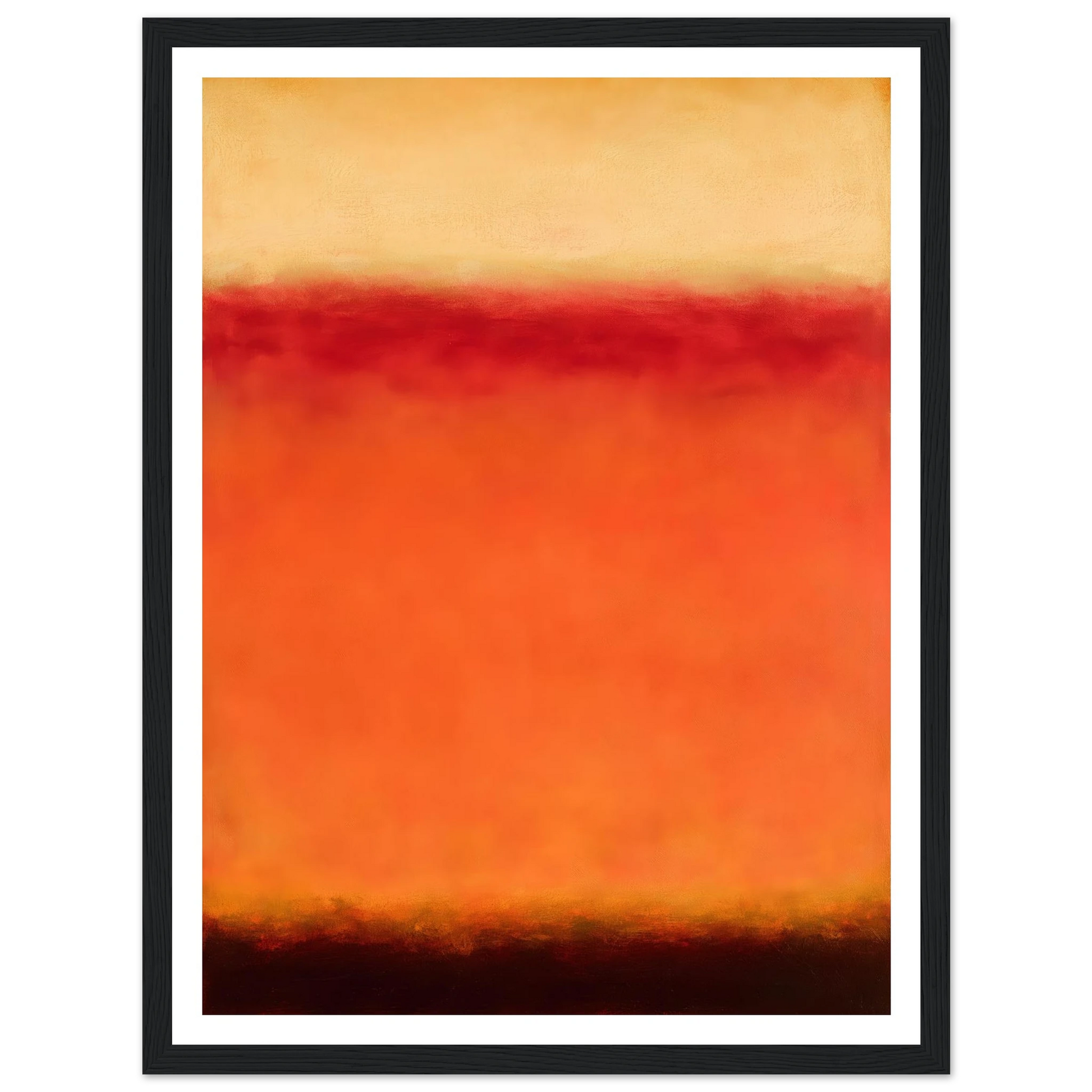 Retinal Burn - Framed Poster - 30x40 cm / 12x16″ - Black frame