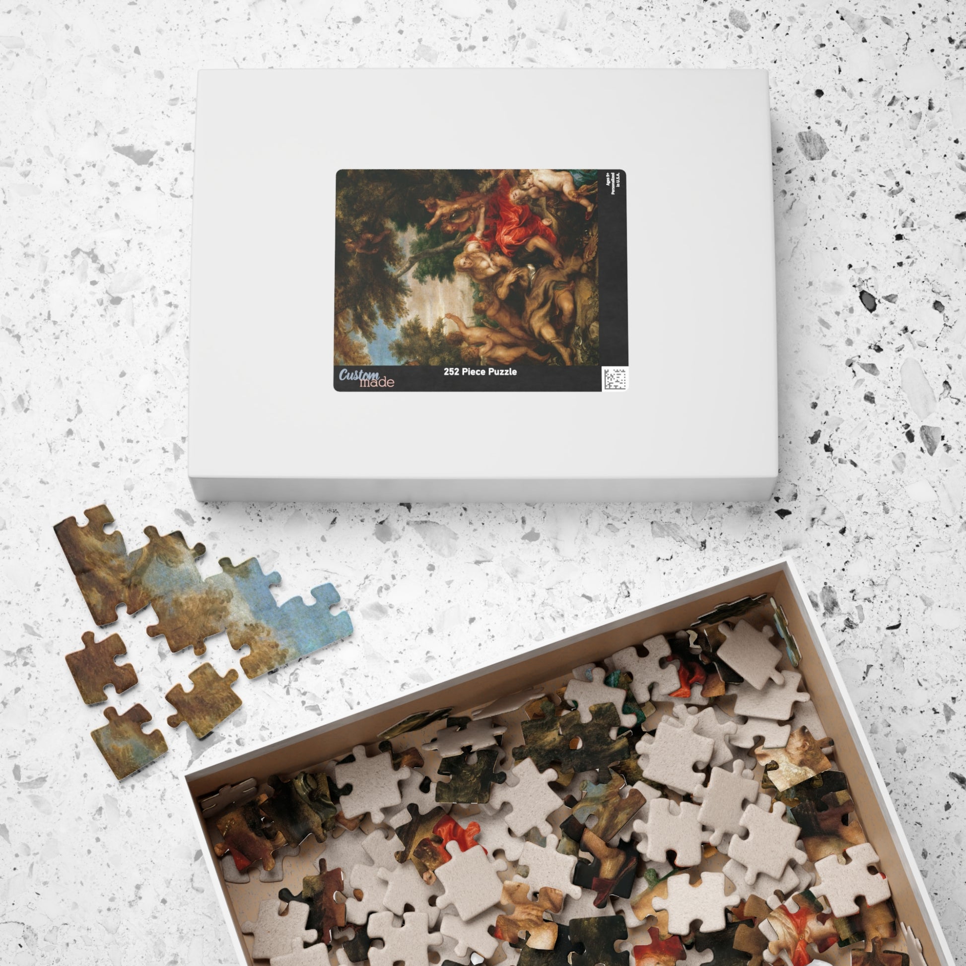 Rinaldo and Armida Puzzle | Anthony van Dyck - - 252 pcs (Vertical) - 
