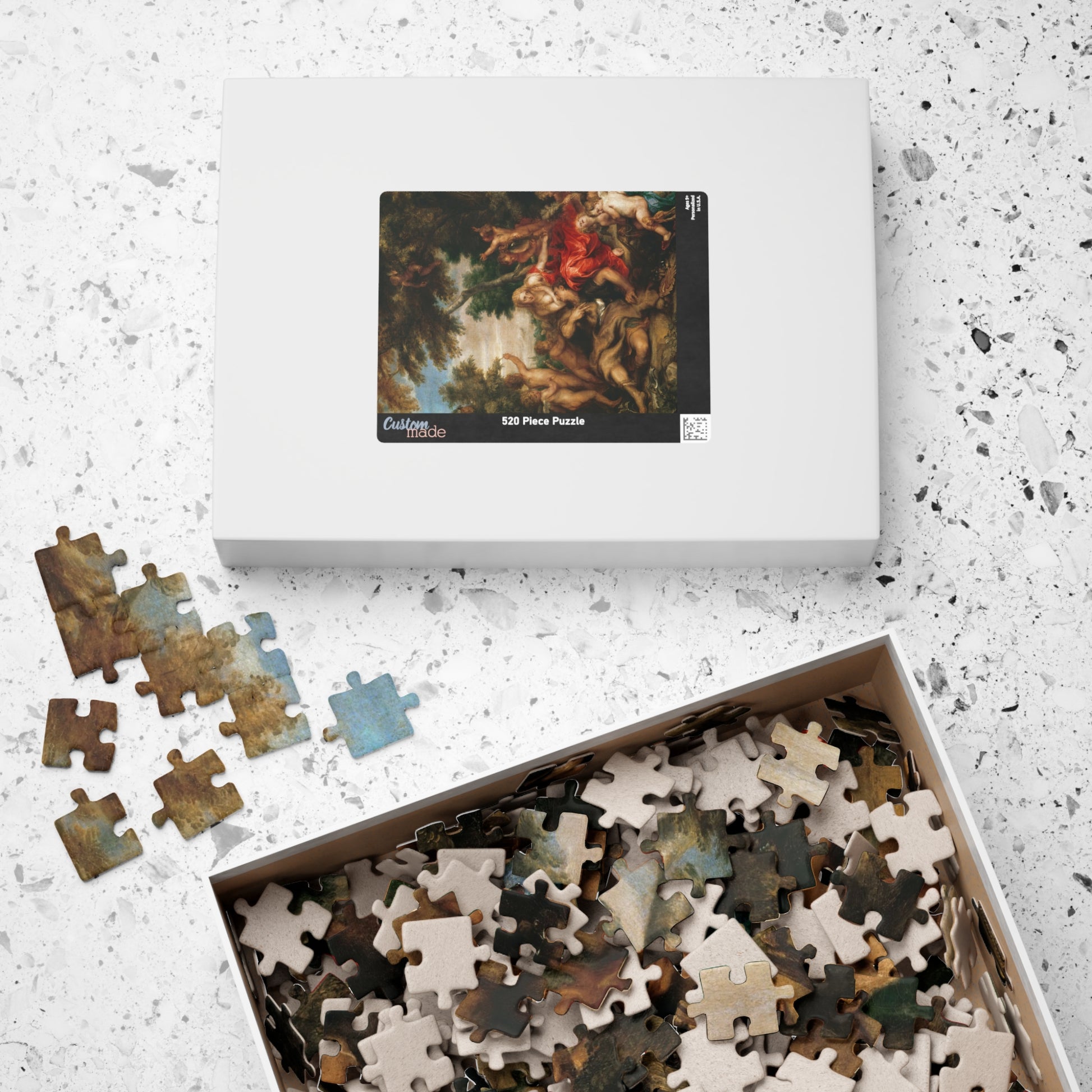 Rinaldo and Armida Puzzle | Anthony van Dyck - - 252 pcs (Vertical) - 