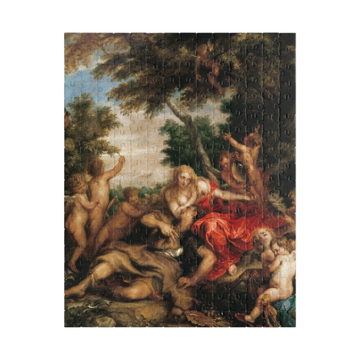 Rinaldo and Armida Puzzle | Anthony van Dyck - - 252 pcs (Vertical) - 