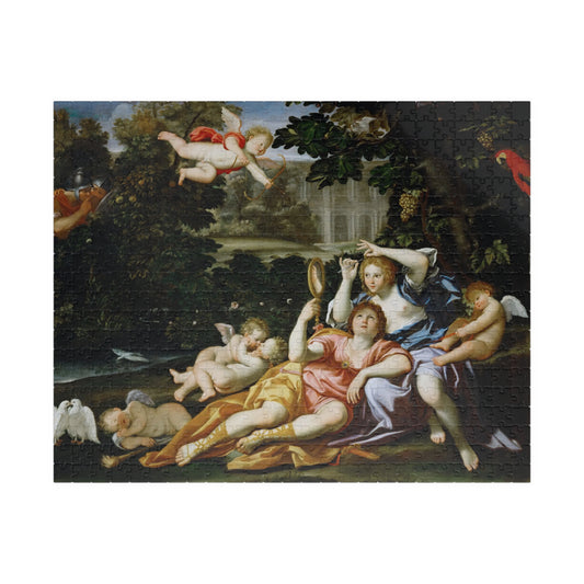 Rinaldo presents Armida with a mirror Puzzle | Domenichino - - 252 pcs (Horizontal) - 
