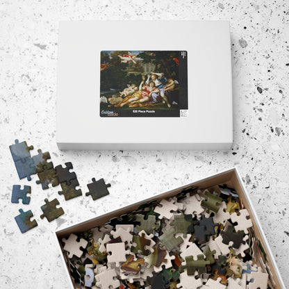 Rinaldo presents Armida with a mirror Puzzle | Domenichino - - 252 pcs (Horizontal) - 