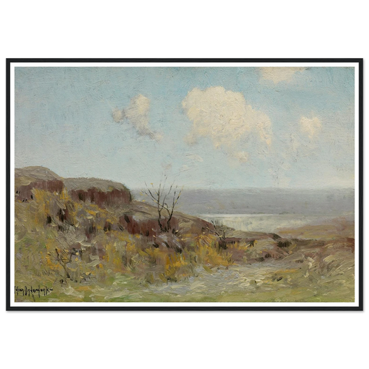 Rocky hillside quiet pool (1908) Art Print | Julian Onderdonk - Framed Poster - 70x100 cm / 28x40″ - Black frame