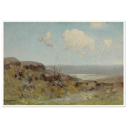 Rocky hillside quiet pool (1908) Art Print | Julian Onderdonk - Framed Poster - 70x100 cm / 28x40″ - Black frame