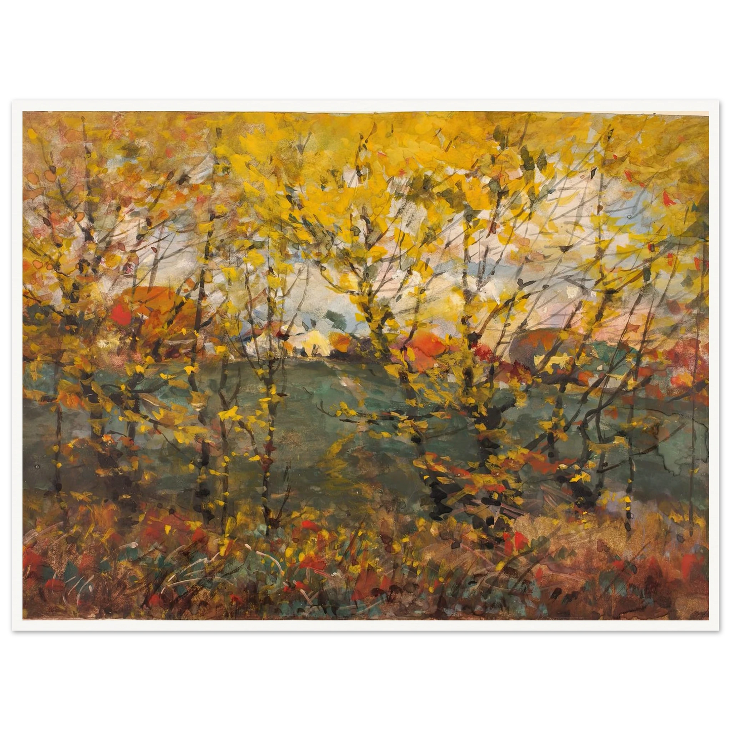 Royal Oak (1932) Art Print | William Henry Holmes - Framed Poster - 30x40 cm / 12x16″ - Black frame