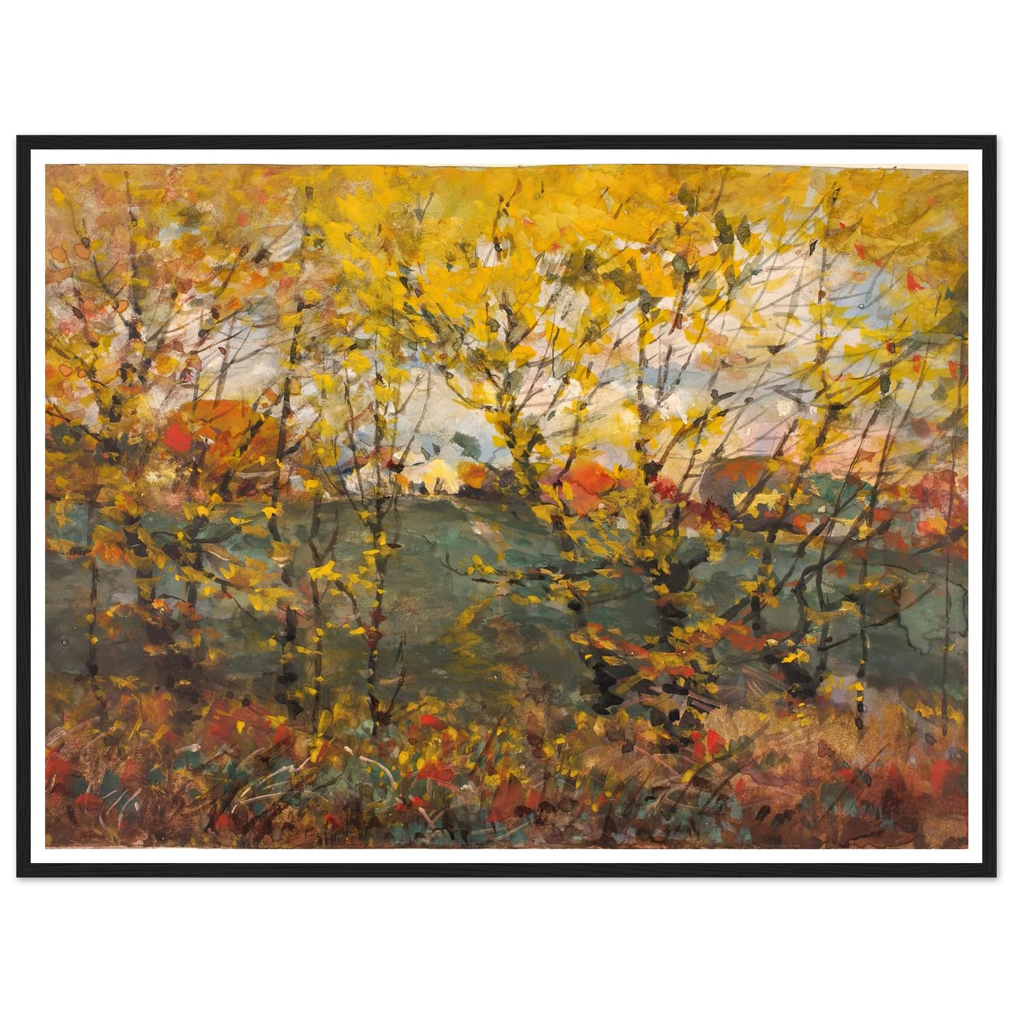 Royal Oak (1932) Art Print | William Henry Holmes - Framed Poster - 30x40 cm / 12x16″ - Black frame