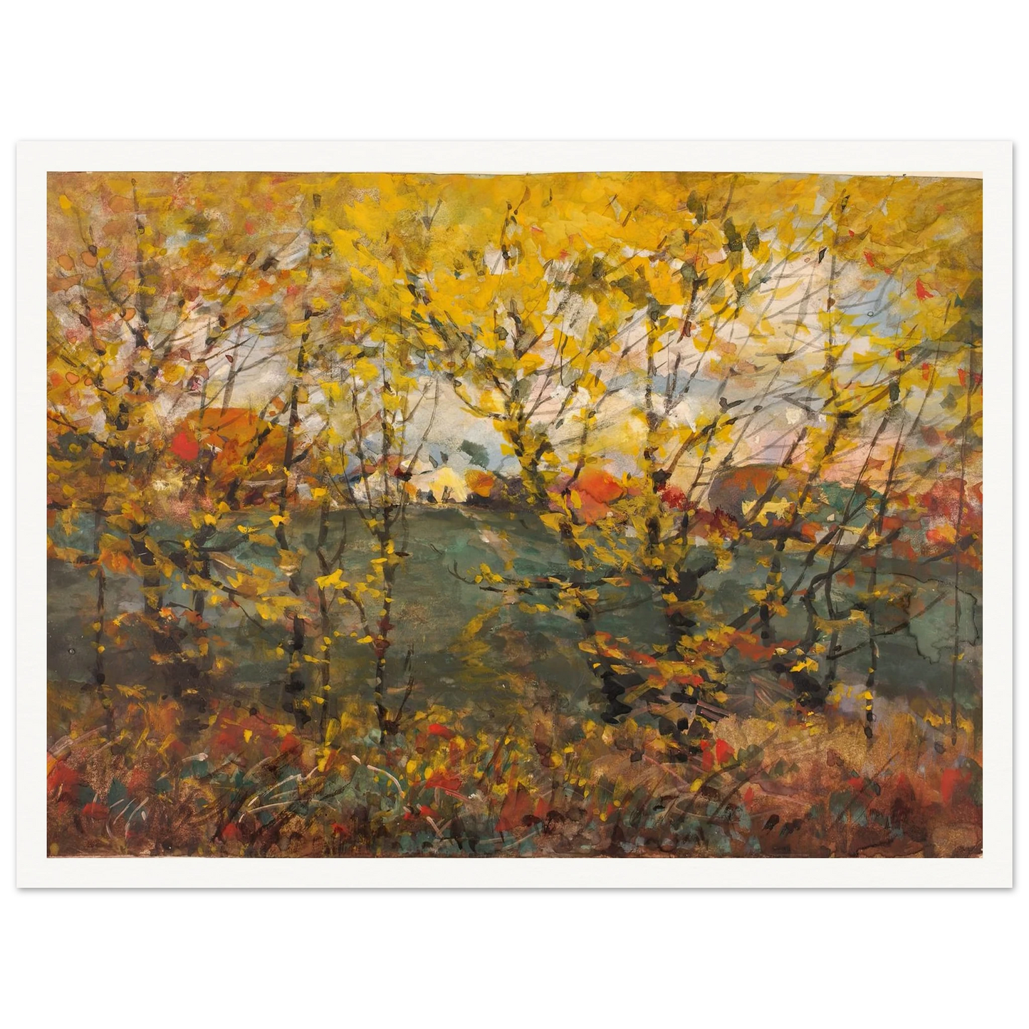 Royal Oak (1932) Art Print | William Henry Holmes - Framed Poster - 30x40 cm / 12x16″ - Black frame