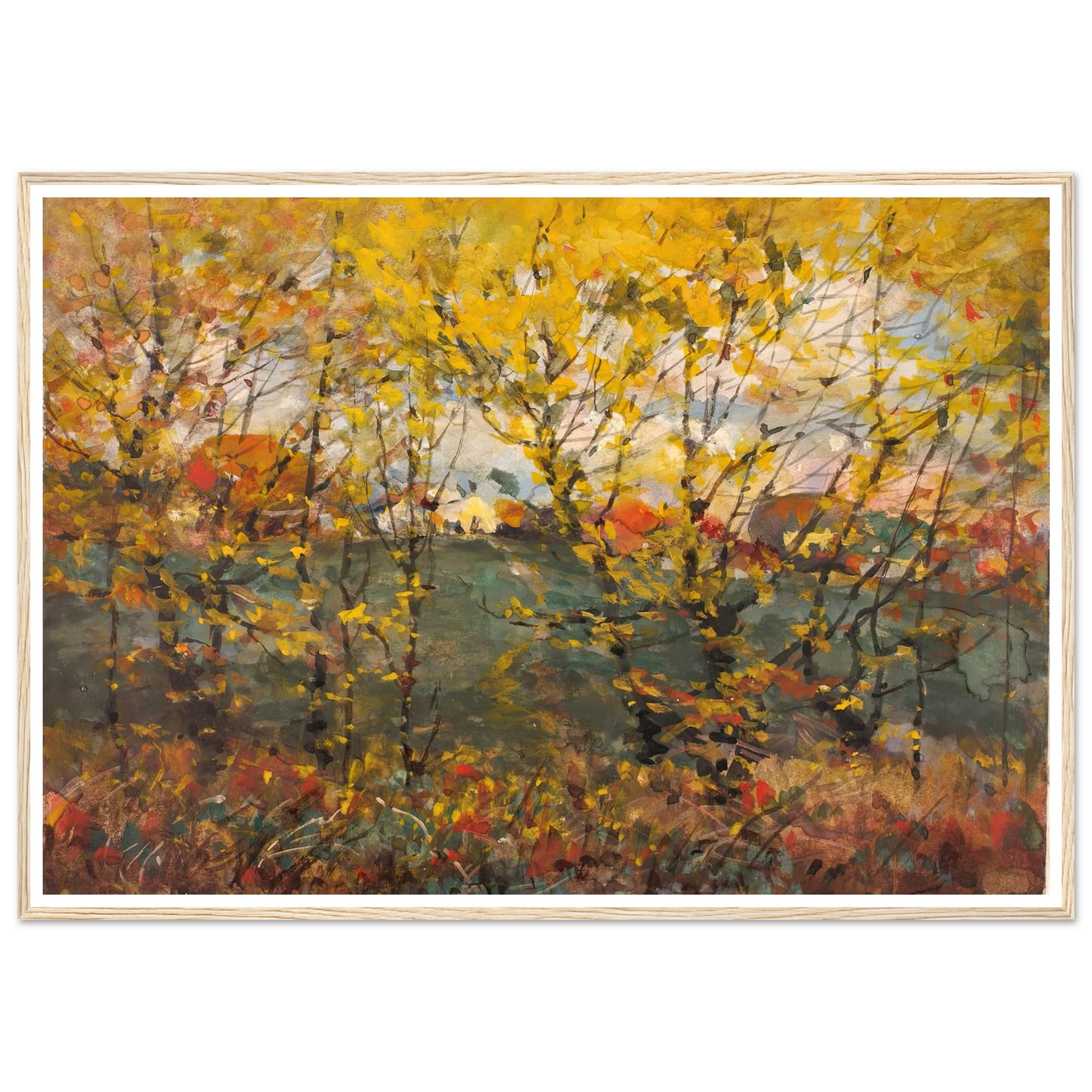 Royal Oak (1932) Art Print | William Henry Holmes - Framed Poster - 30x40 cm / 12x16″ - Black frame