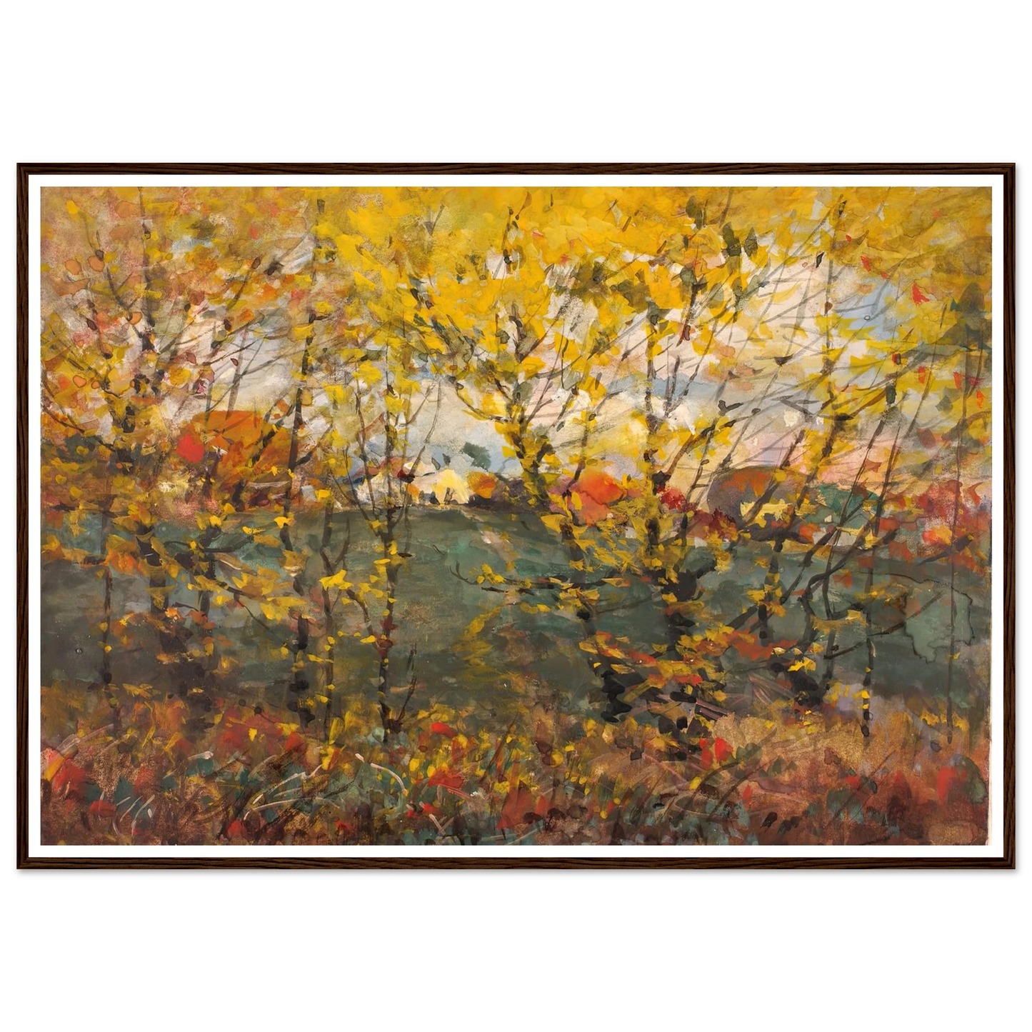 Royal Oak (1932) Art Print | William Henry Holmes - Framed Poster - 30x40 cm / 12x16″ - Black frame