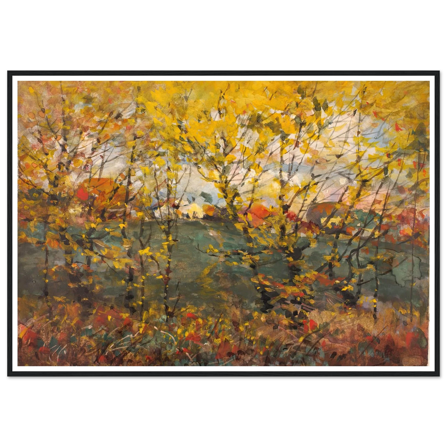 Royal Oak (1932) Art Print | William Henry Holmes - Framed Poster - 30x40 cm / 12x16″ - Black frame