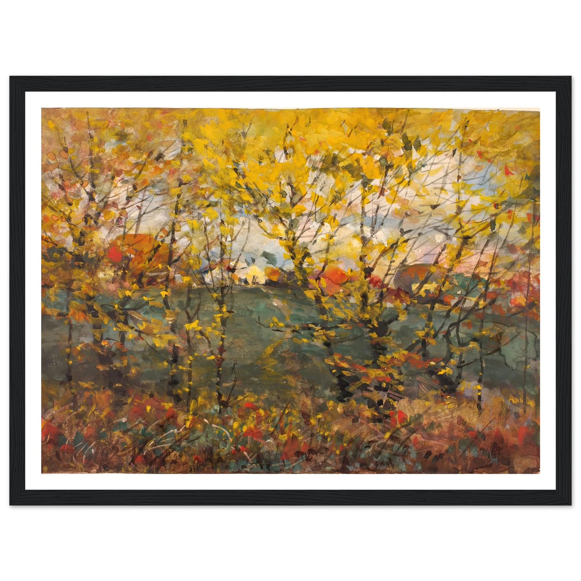 Royal Oak (1932) Art Print | William Henry Holmes - Framed Poster - 30x40 cm / 12x16″ - Black frame