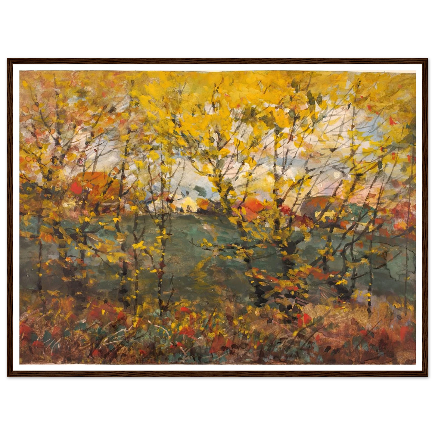 Royal Oak (1932) Art Print | William Henry Holmes - Framed Poster - 30x40 cm / 12x16″ - Black frame