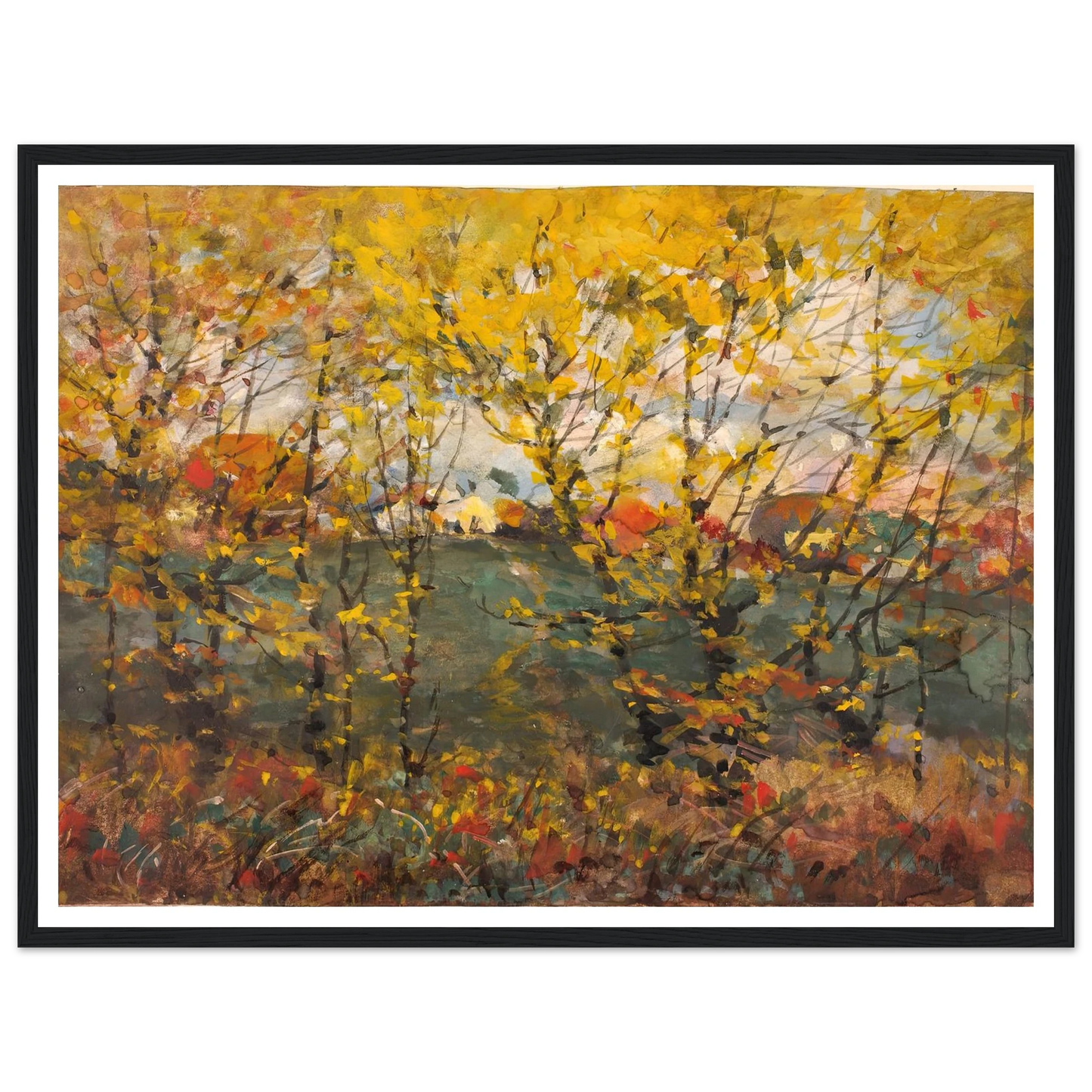 Royal Oak (1932) Art Print | William Henry Holmes - Framed Poster - 30x40 cm / 12x16″ - Black frame