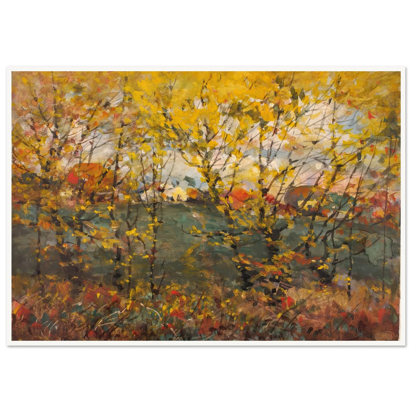 Royal Oak (1932) Art Print | William Henry Holmes - Framed Poster - 30x40 cm / 12x16″ - Black frame