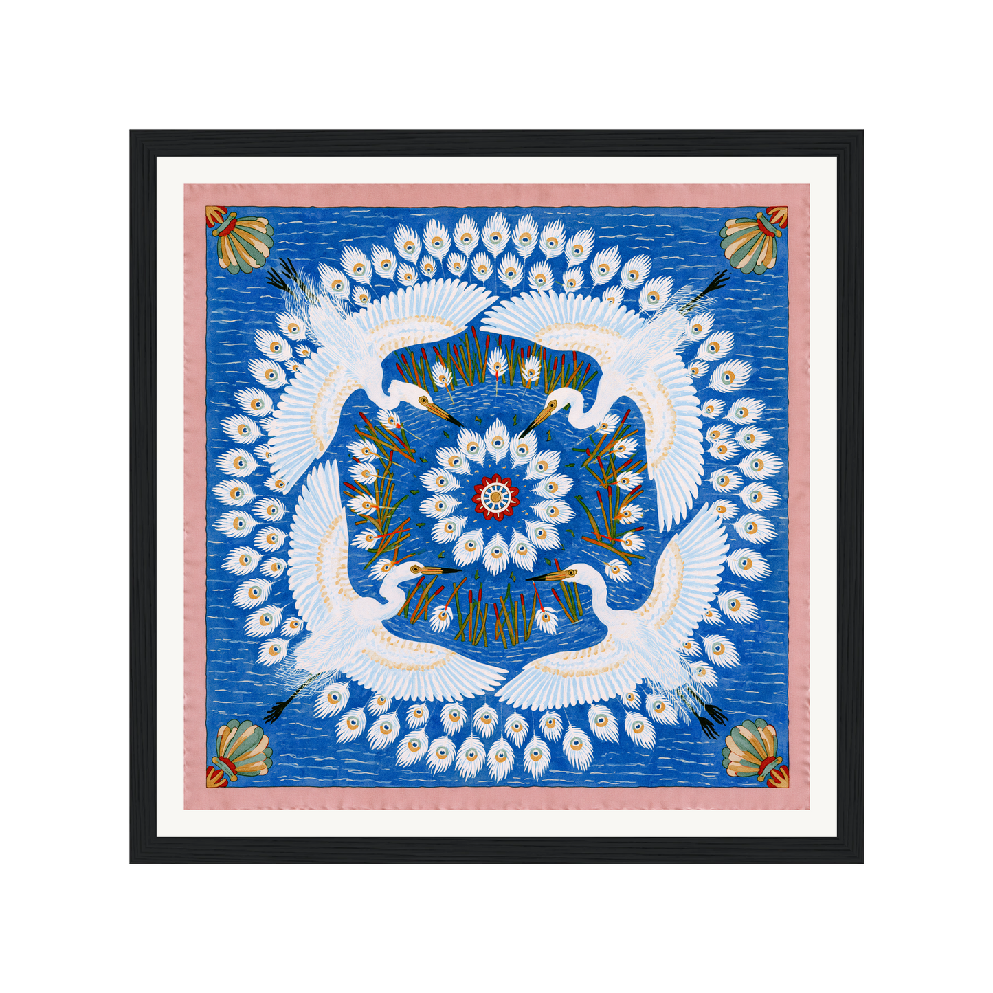 Royal Peacock — s0_framed_black