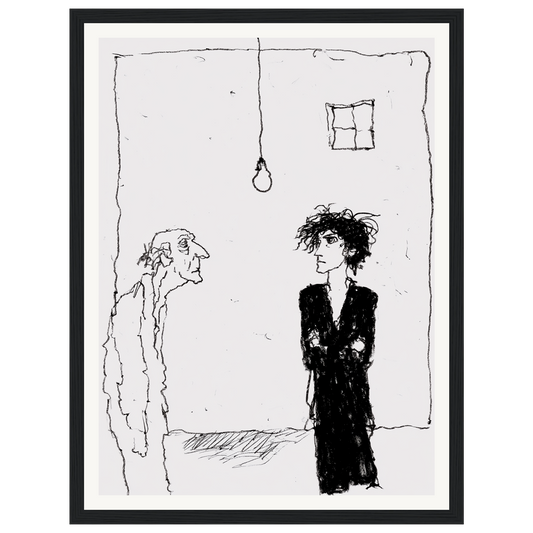 Quiet Thought — s0_framed_black