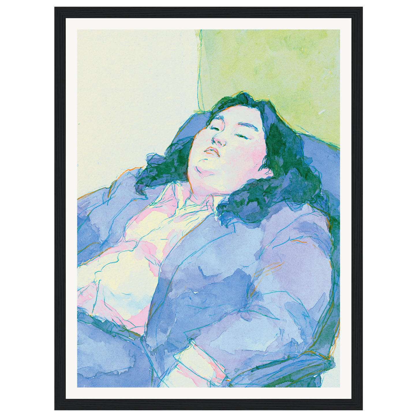 Soft Slumber — s0_framed_black