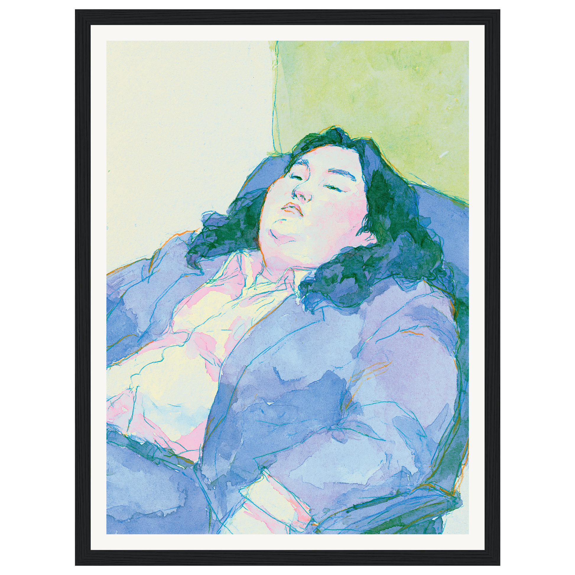 Soft Slumber — s0_framed_black