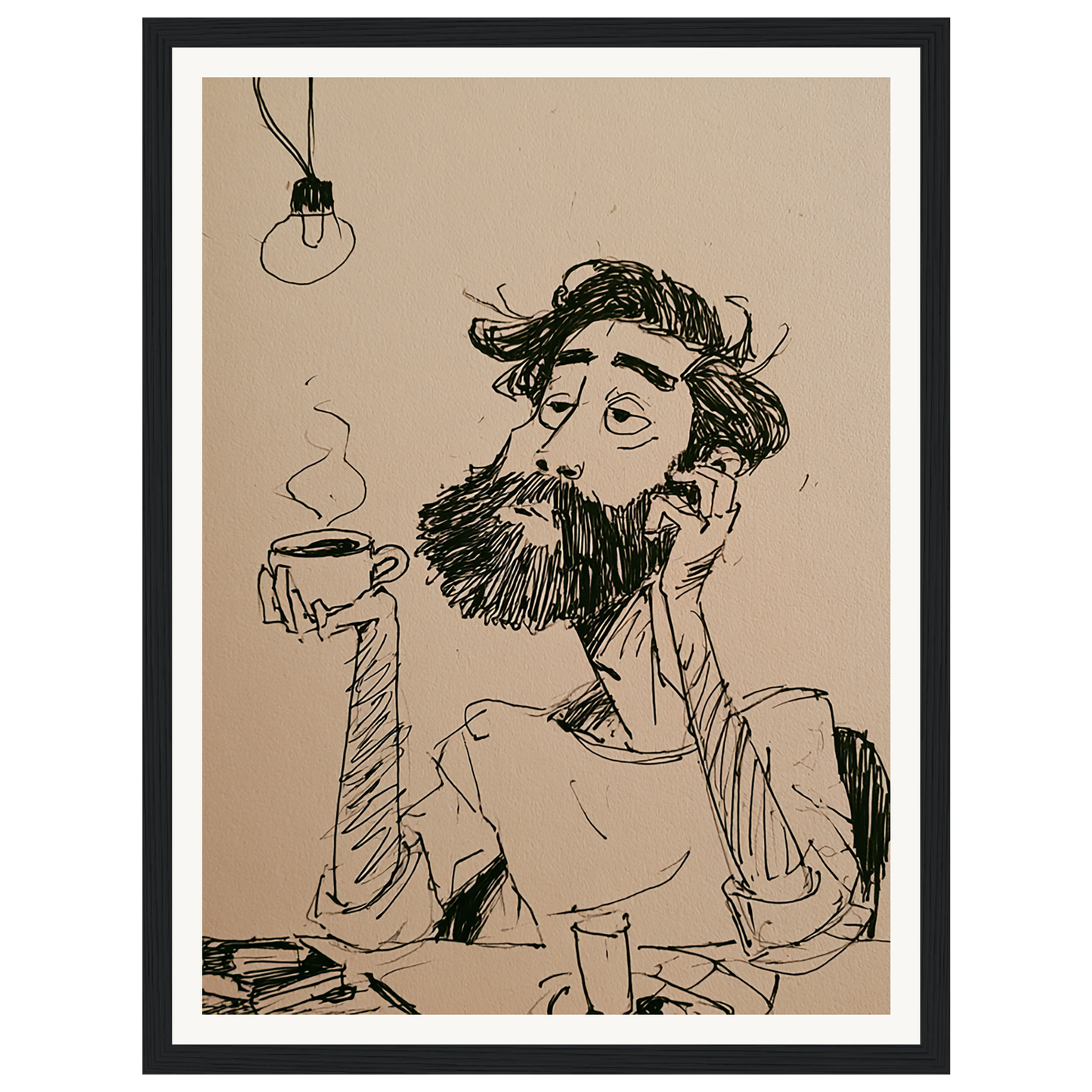 Morning Ritual — s0_framed_black
