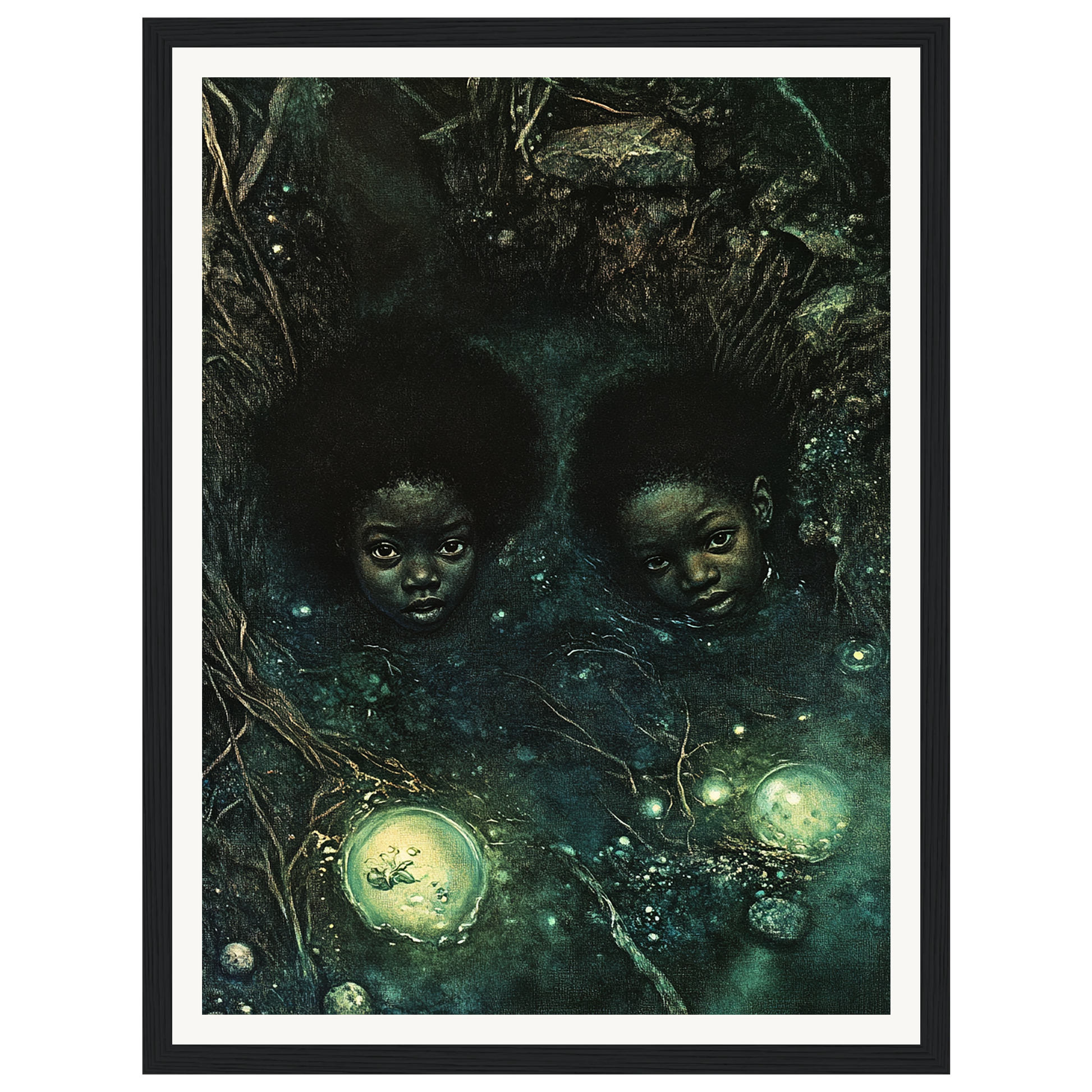 Hidden Spirits — s0_framed_black