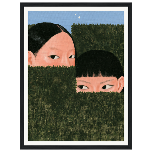 Curious Eyes — s0_framed_black
